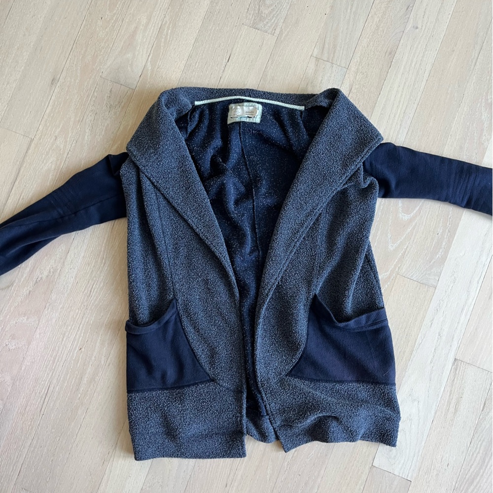 Navy blue oversized cardigan